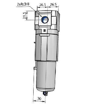 Bộ lọc khí nén SMC AFF30-03-D 